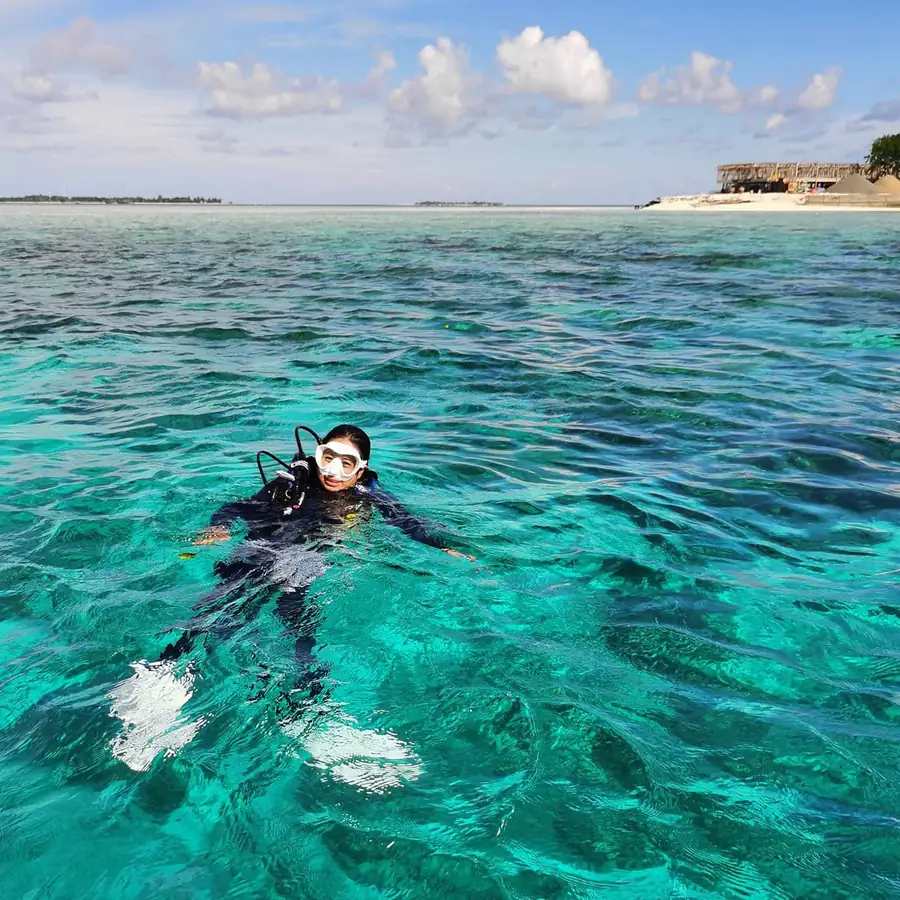 Scuba diving in the Tun Sakaran Marine Park