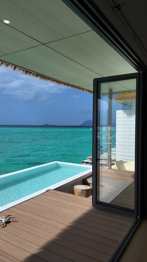 Private pool at balcony with sea views at Sicily Hotel