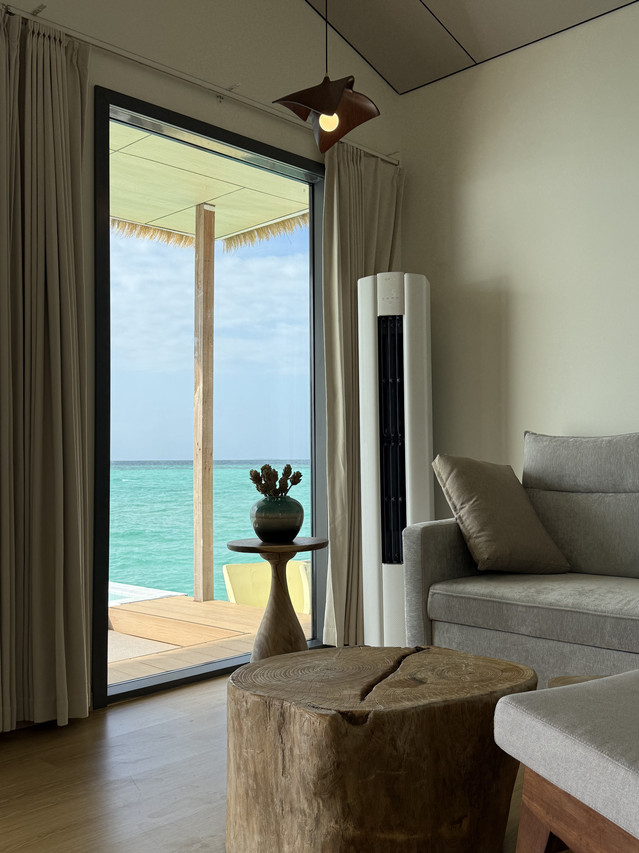 Functional room at Sicily Resort in the Celebes Sea with vanity desk